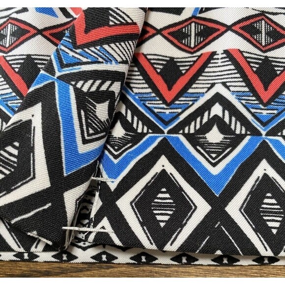 Mario Serrani Italy DressSize 2 Multicolor Sheath Geometric Sleeveless Midi - Picture 9 of 9